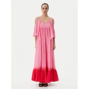 PINKO Poletna obleka Io Canto Abito 104950 A2G4 Roza Relaxed Fit