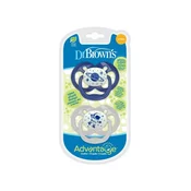 Dr. Browns Advantage duda varalica Razina 2 (6 - 18 mjeseci) svijetli u mraku, plava