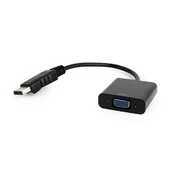 Gembird Gembird DP2VGA video adapter DisplayPort na VGA, črn