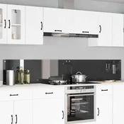 Vidaxl Zaščita za kuhinjo 2 pcs Temno siva 120 x 40 cm kaljeno steklo