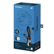 Vibrator Heat Climax+, 20.5cm, Crni