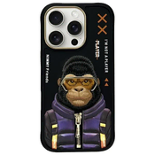 shumee Ovitek Nimmy Cool&Cute črne barve za iPhone 16 Pro Max