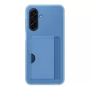 Samsung A17 4G SAMSUNG silikonska zaštitna kartica za telefon s džepom tamnoplava EF-OA176TLEG
