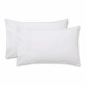 Set od 2 bijele jastucnice od pamucnog satena Bianca Luxury, 50 x 75 cm