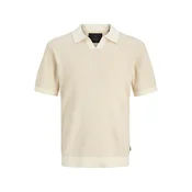 JACK & JONES Pulover JPRBLAHudson  svetlo bež / bela