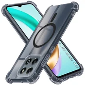 Hibridni ovitek Techsuit Shockproof MagSafe za Honor X6b - smoke black