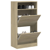 Ormaric za cipele boja hrasta 60x34x116 cm konstruirano drvo