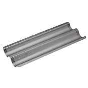 Baguette baking tray, steel, 39 x 16.5 cm - MasterClass