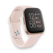 Infostyle Silikonski pašček Vancle za Fitbit Versa 2/Versa/Versa Lite Svetlo roza