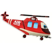 Flexmetal Folija balon 14 Rescue Helicopter rdeč