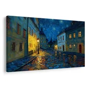 Slika čarobna nočna ulica - 90x60