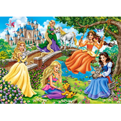 Castorland - Puzzle Princeze u vrtu - 180 dijelova