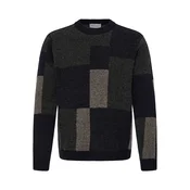 Casual Friday Pulover CFWIREN mornarska/siva/temno zelena