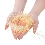 springos Božične lučke 100 LED lučk na baterije Toplo bela, (21638503)