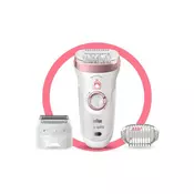 BRAUN Epilator SES9-720  Bela, Pincete, 2 brzine