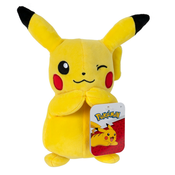 Plišasti Pokémon: Pikachu, ki mežika – 20 cm