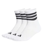 adidas Nogavice Stripes Cushioned Mid Cut - 3 pairs