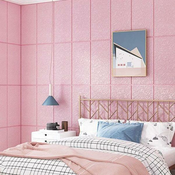 3D samolepljive nalepnice za zid Formwall, 5 Komada, Roze