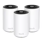 TP-Link Deco XE75 Tri pojasa (2,4 GHz / 5 GHz / 6 GHz) Wi-Fi 6E (802.11ax) Bijelo 3 Unutarnji
