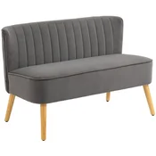 Homestar Dvosedna zofa 117x565x77 cm temno siva
