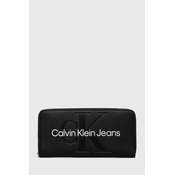 Novcanik Calvin Klein Jeans za žene, boja: crna