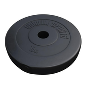 Gorilla Sports Olympic cementni disk obložen plastikom 1,25 kg - 15 kg 50 /51 mm