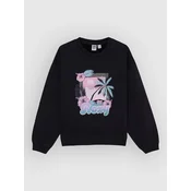 Roxy Lineup Crew Brushed Kids Sweater anthracite