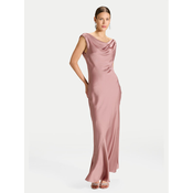Swing Večerna obleka 5AK10600 Roza Regular Fit