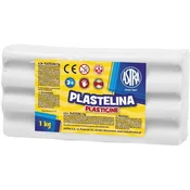 Astra ASTRA Plastelin 1kg bele barve, 303111001