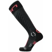 UYN Lady Ski One Merino nogavice Anthracite/Pink 39-40