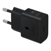 SAMSUNG mrežni punjac, Type-C prikljucak, 25 W, PD brzi punjac, CRNA EP-T2510NBEG