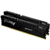 64GB KINGSTON DIMM DDR5 (2x32GB kit) 5200MTs KF552C40BBK2-64 Fury Beast black
