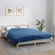vidaXL vidaXL Obtežena odeja modra 220x235 cm 11 kg blago, (20823691)