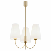 Argon 6267 - Lestenec na drogu SAFIANO 3xE27/15W/230V zlat