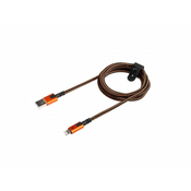 Xtorm Xtreme podatkovni kabel, USB-A 3.0 u Lightning, kevlar, 1.5 m, crno-narancasti (CXX002)