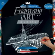 Kreativni set za graviranje A3 - Paris (set za graviranje)