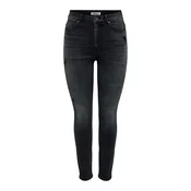 ONLY Kavbojke črn denim