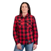 Ženska srajca BLACK HEART - REDNECK - Red - 1035