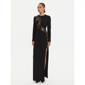 Just Cavalli Večerna obleka 79PAO919 N0587 Črna Regular Fit