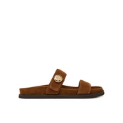 Tory Burch Natikači Romy Sport 183266 Rjava