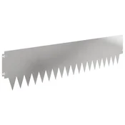 Vidaxl Robovi trave 30 szt. 103 x 25 cm jeklo Srebrna