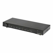 StarTech.com 4K 60hz HDMI Splitter - 8 Port - HDR Support - 7.1 Surround Sound Audio - HDMI Distribution Amplifier - HDMI 2.0 Splitter (ST128HD20) - video/audio splitter