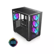 Kucište RAIJINTEK ATREUS BT4/ATX/Micro ATX,Mini-ITX/bez napajanja/crna