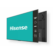 HISENSE digital signage zaslon 100BM66D 100 / 4K / 500 nits / 120 Hz / (24h / 7 dni ) MONHI00026