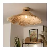 Brilagi - LED plafonski luster CERIA BOHO 1xE27/40W/230V precnik 100 cm ratan/hrast