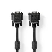 Nedis Kabel VGA | VGA moški | VGA moški | Ponikljano | Največja ločljivost: 1280x768 | 2,00 m | Okrogla | ABS | Črna | Oznaka