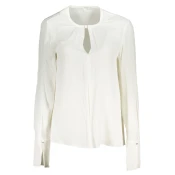 PATRIZIA PEPE WOMEN'S LONG SLEEVE SHIRT WHITE