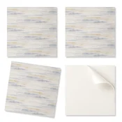 shumee Dekorativne vinilne ploščice z abstraktnimi teksturiranimi črtami 9x30x30 cm