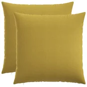 Vidaxl Prevleka za blazino 2 kos HEERLEN Svetlo zelena 60 x 60 cm