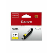 Kartuša Canon CLI-571 rumena, original – BREZ ŠKATLIC -